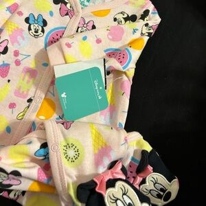 Minnie Mouse Babygirl pajamas onsie 12 months! Brand new